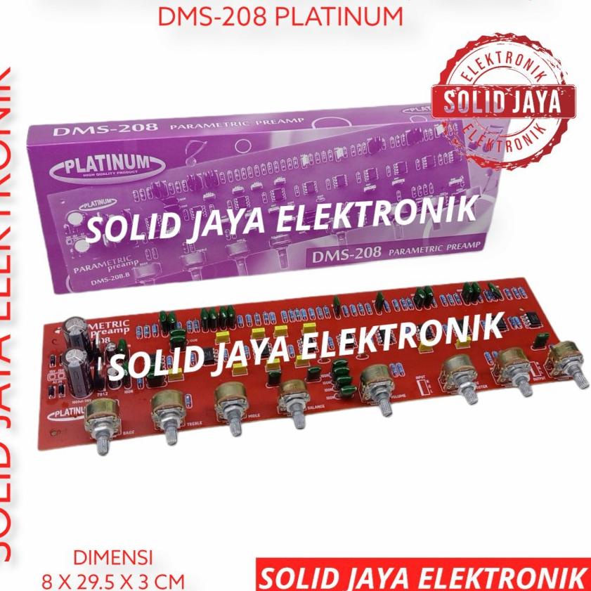 ➼ KIT TONE CONTROL PARAMETRIC DMS 208 DMS208 PLATINUM PREAMP TONE KONTROL AUDIO PARAMETRIK DMS-208 D