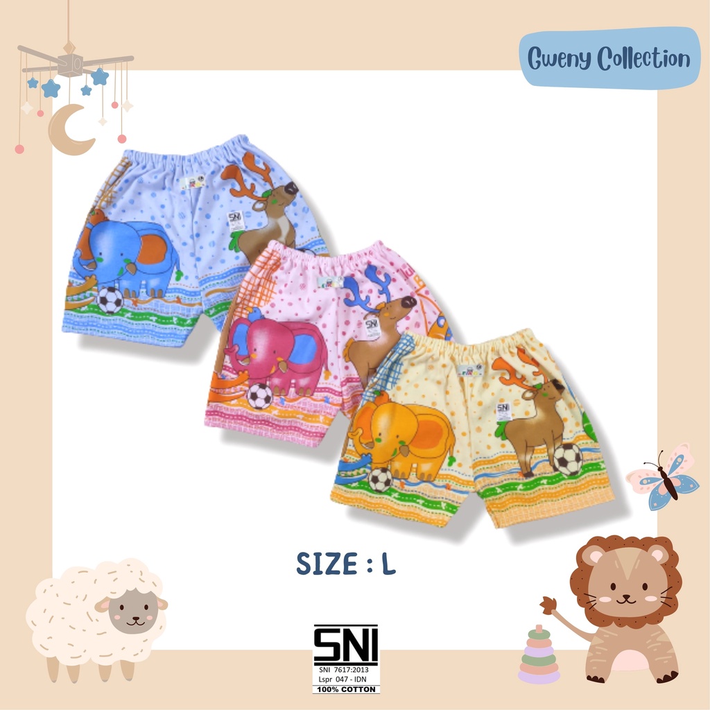 CELANA PENDEK BAYI CELANA PENDEK ANAK CELANA PENDEK BAYI MURAH UNISEX (DKTW)