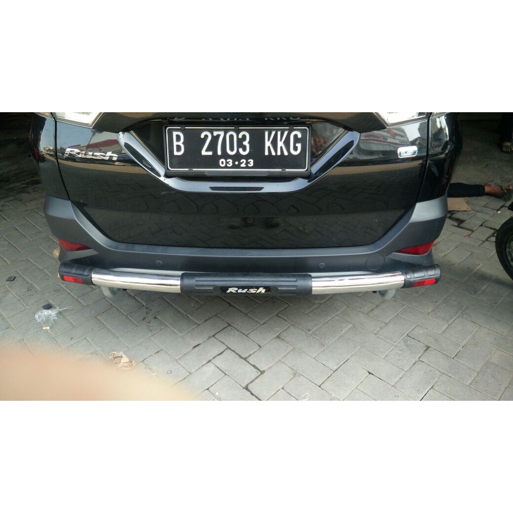 PBR18-PENGAMAN BELAKANG ALL NEW RUSH + REFLEKTOR + BUMPER BELAKANG ALL NEW RUSH + REFLEKTOR + TANDUK