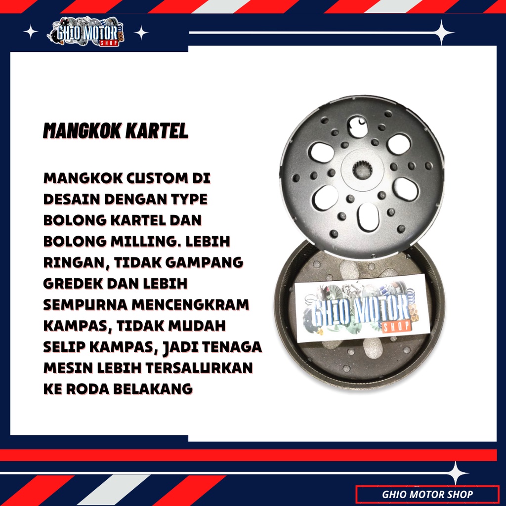 Paket kirian Upgrade CVT Akselerasi &amp; Top speed Vario 150 Pcx 150 Adv 150 Upgrade CVT Vario 150 old &amp; New Pcx 150 Pcx Thailand 125 Adv 150 Pulley Custom Paket 1 cvt vario Big Pulley Vario 125  kipas Pulley custom vario 125 150 adv pcx COD ghio motor shop