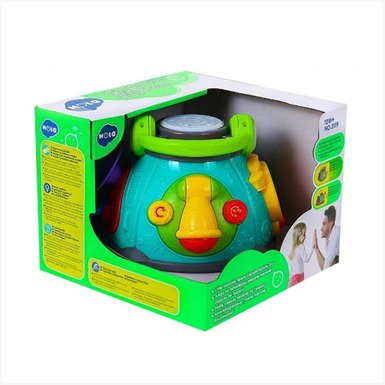 Hola Little Karaoke Space Capsule Activity Toy Mainan Musik Edukasi Bayi Anak Balita