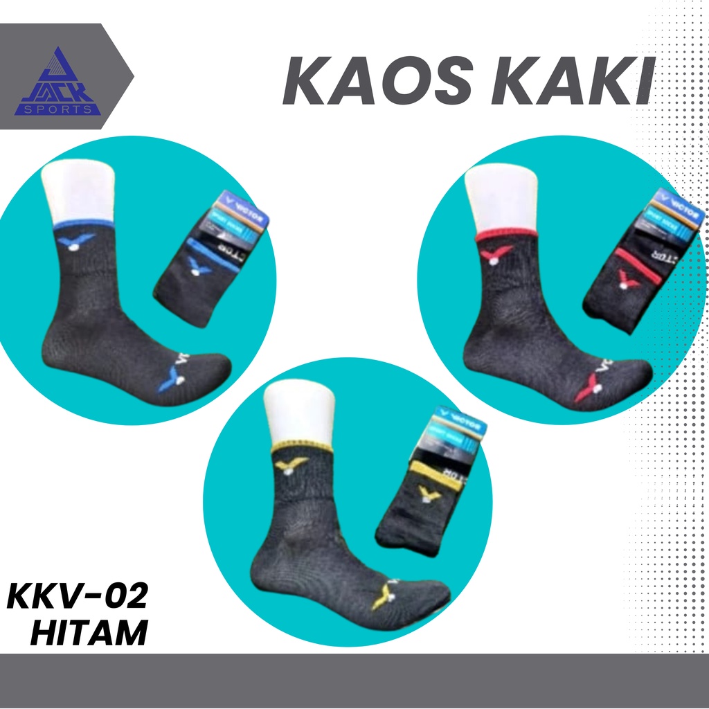 KKV-01 KAOS KAKI VTR | KAOS KAKI BULUTANGKIS | KAOS KAKI BADMINTON | KAOS KAKI MOTIF | KAOS KAKI OLA