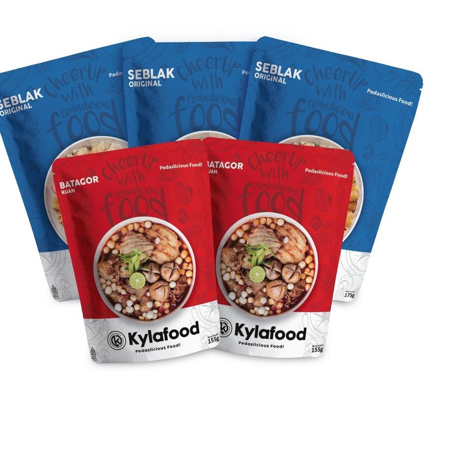 

☂ Kylafood Paket (3 Seblak Original 2 Batagor Kuah) ♘