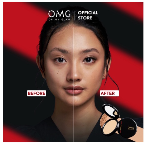 OMG / Oh My Glam Coverlast Two Way Cake 12g