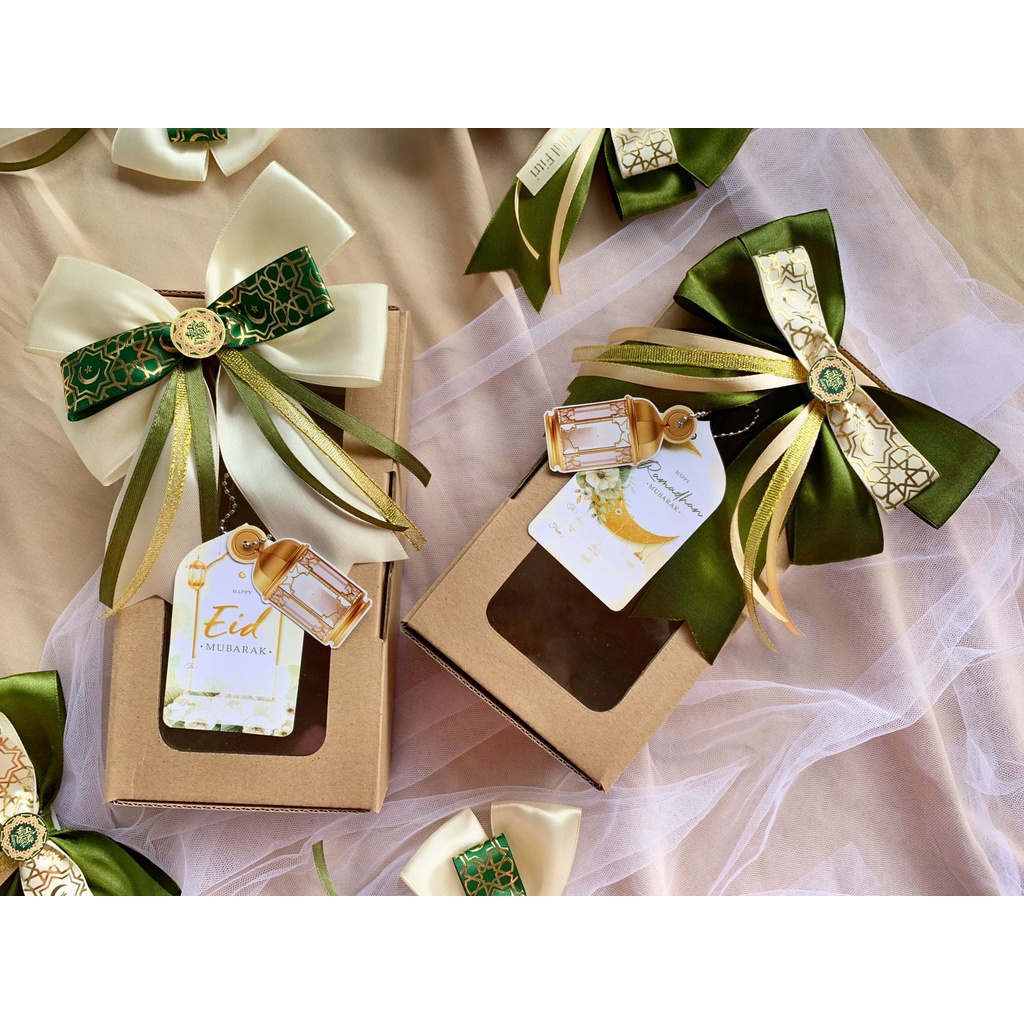

pita jadi Lebaran hiasan kotak Idul Fitri ramadhan hampers tas Pita ketupat