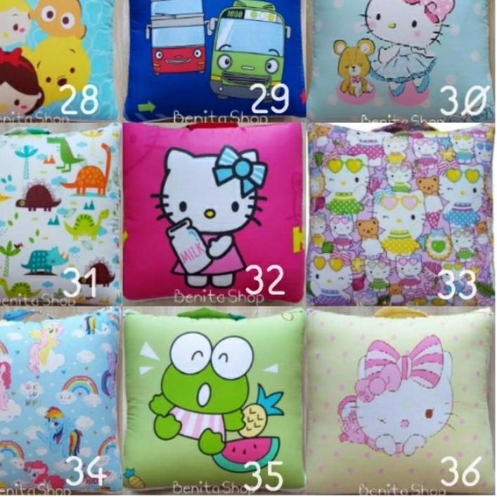 ◄ Bantal Selimut / Balmut Mini Karakter kain CVC ➱