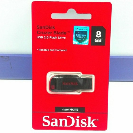 flashdisk  Flashdisk ORIGINAL SANDISK cz50 8gb Cruzer Blade - 8 gb(M9T1) SALE Bisa COD Termurah Kapa