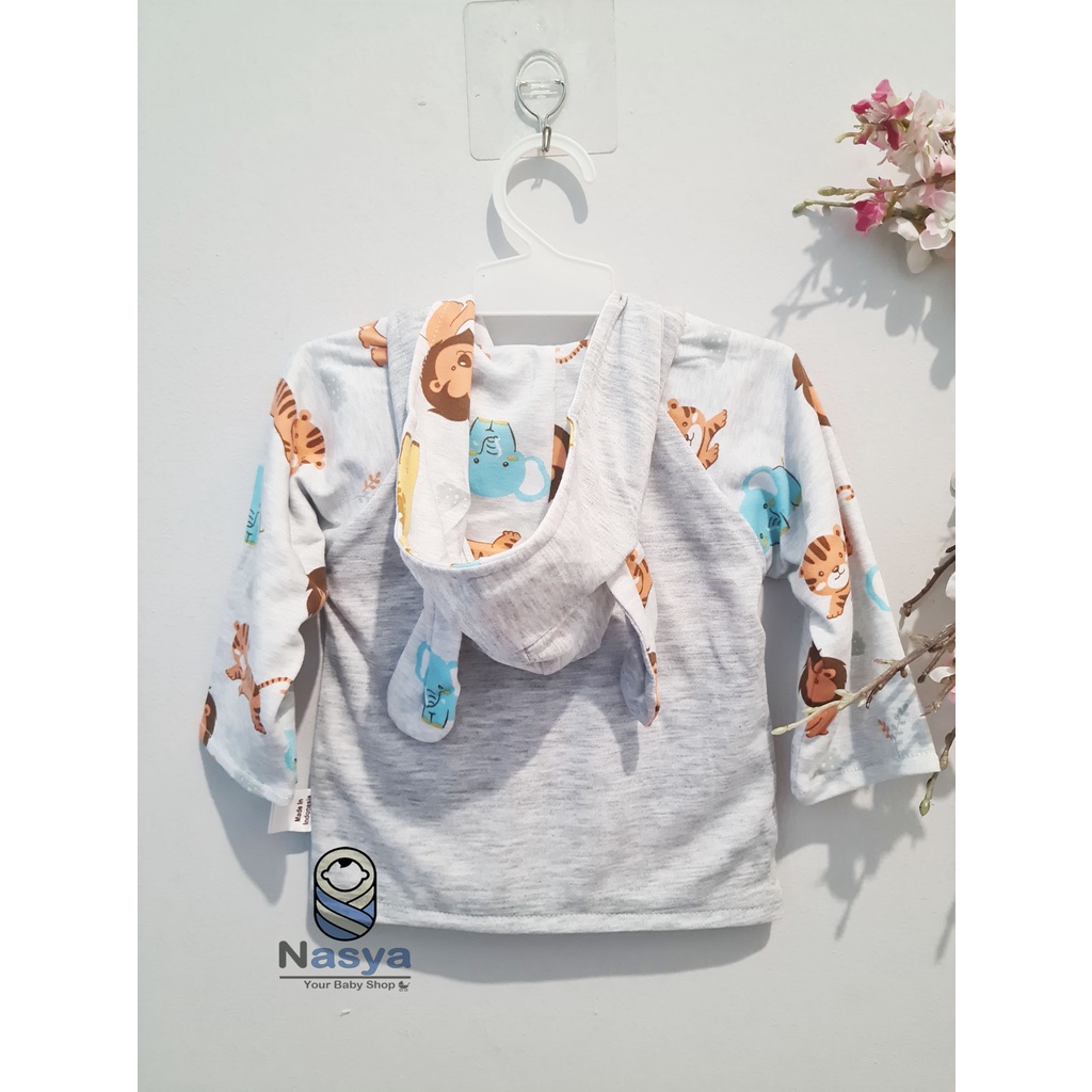 [R-069] Jaket Bayi / Jaket anak Canoli Motif (Bisa Bolak Balik)