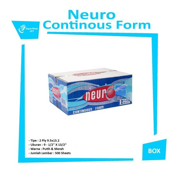 

Continous Form 91/2 X 13/2 2 Ply ( Folio ) Neuro Ncr / Kertas Komputer