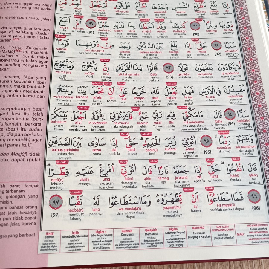 Al Quran Al Hadi Tajwid Terjemah Perkata Latin Uk B5, Al-Quran Alhadi