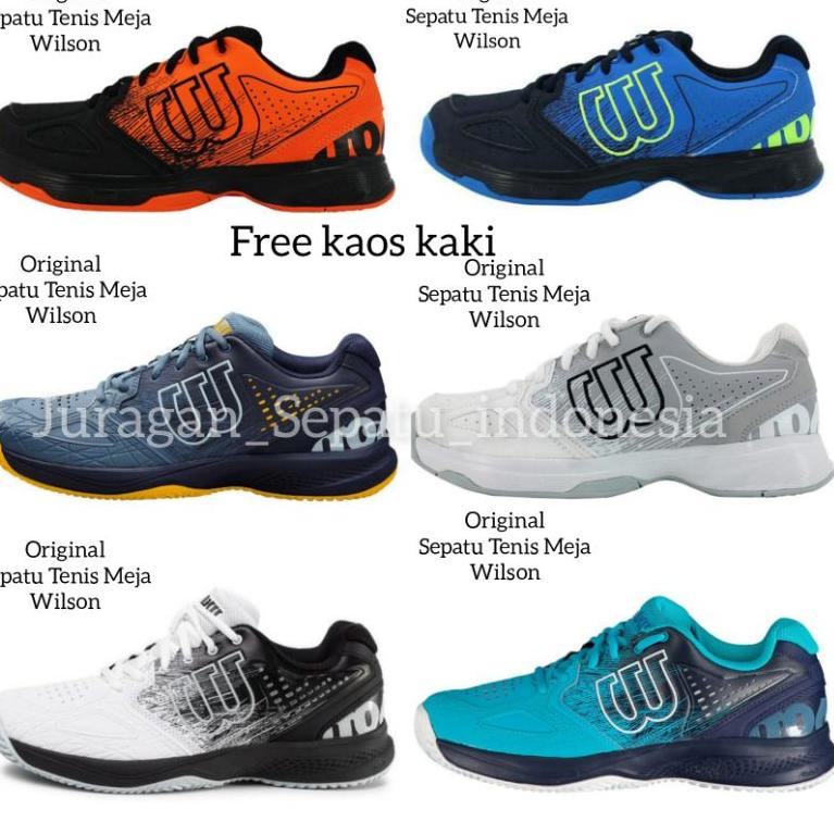 CHEKOUT Sepatu Wilson Rush Pro Sepatu Tenis Meja Wilson BNIB Orinal