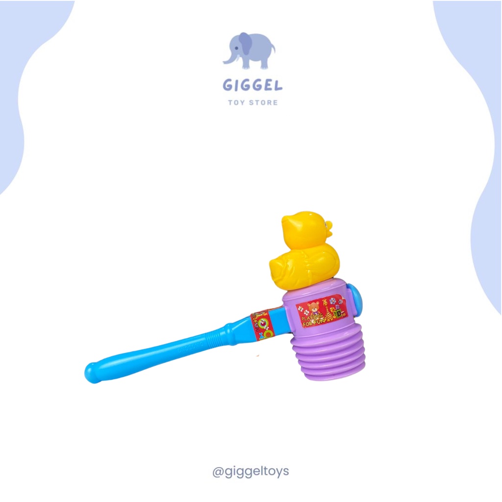 [ Giggel ] Mainan Palu Bebek / Mainan Palu anak / Mainan Bebek Palu / Mainan Anak Palu Martil Hammer Bebek Bunyi
