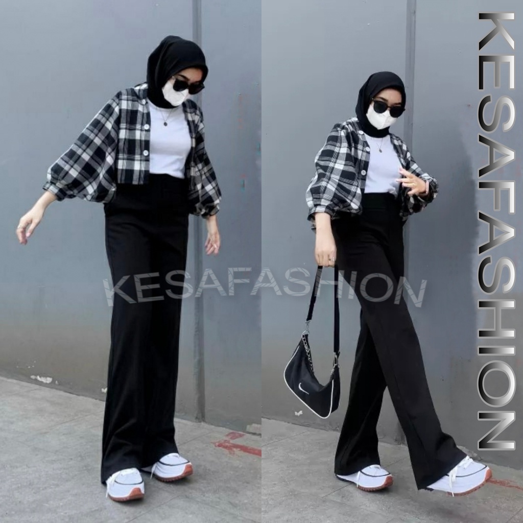 KULOT JEANS CELANA HIGHWAIST KULOT JEANS WANITA LOOSE CELANA PANJANG WANITA CELANA JINS KULOT