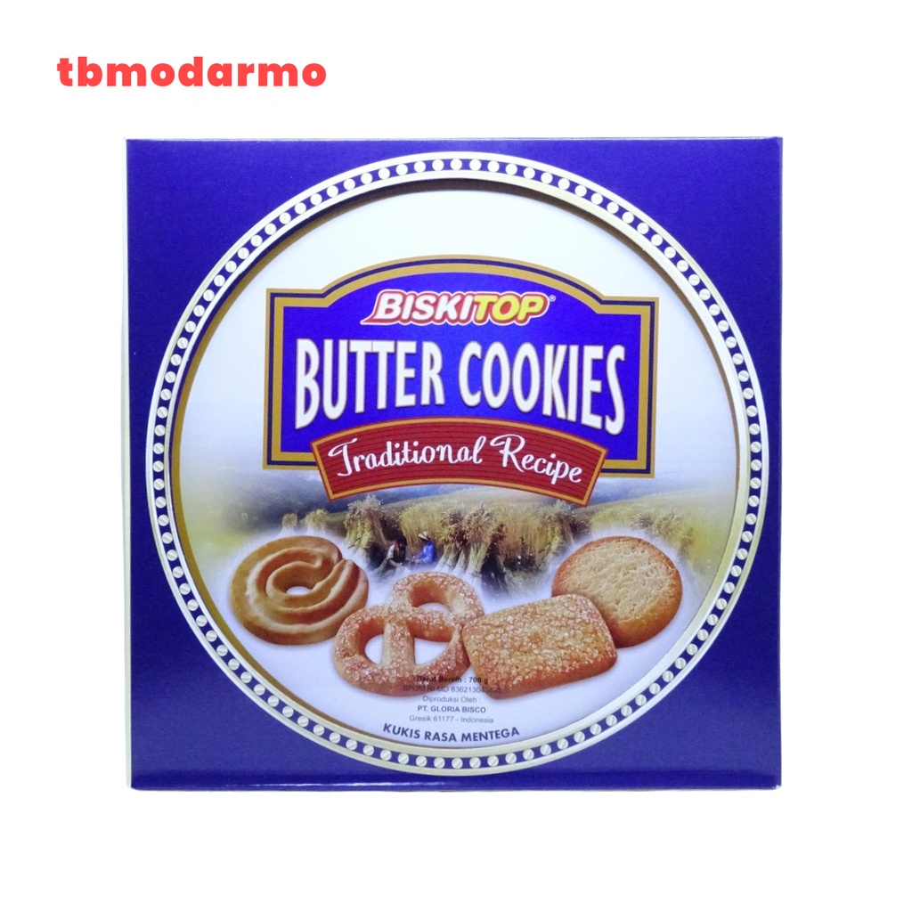 

TBMO BISKITOP BUTTER COOKIES KALENG 350GR (6)