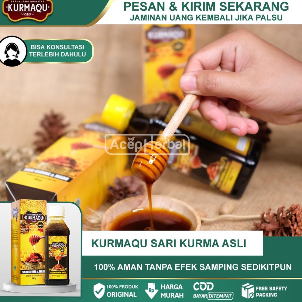 

tmr82 Kurmaqu Sari Kurma dan Madu Isi 350 gram Asli 100% Original Asli / ori(sinal)