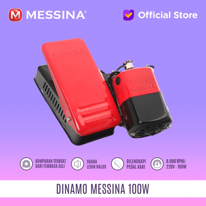 Terlaris Dinamo Mesin Jahit / Mini Motor Messina 100 Watt