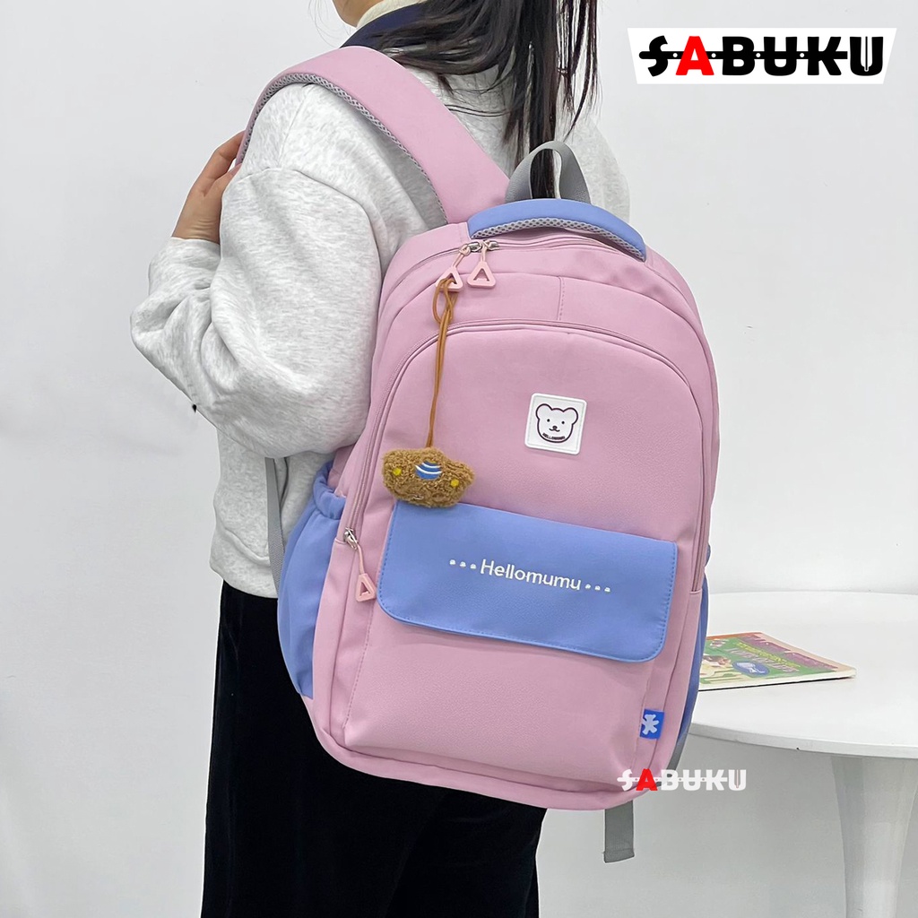 Tas Ransel Sekolah Anak Wanita Dan Pria Untuk Anak PAUD TK SD SMP Tas punggung Laptop Tas Backpack Korea Fashion Style -285