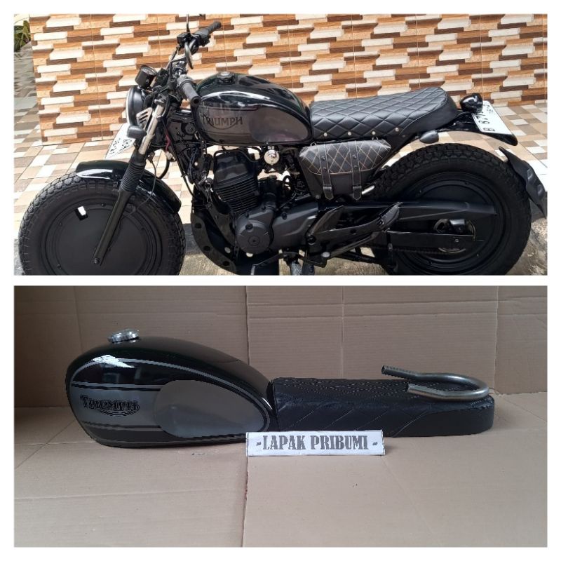 Paket Tangki Japstyle Tangki Custom Tangki Triumph Jok Japstyle