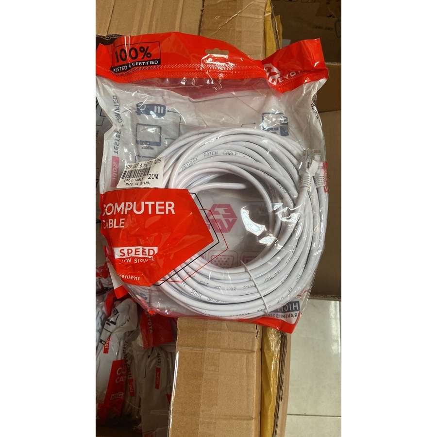 Jual KABEL LAN 20 meter | Shopee Indonesia