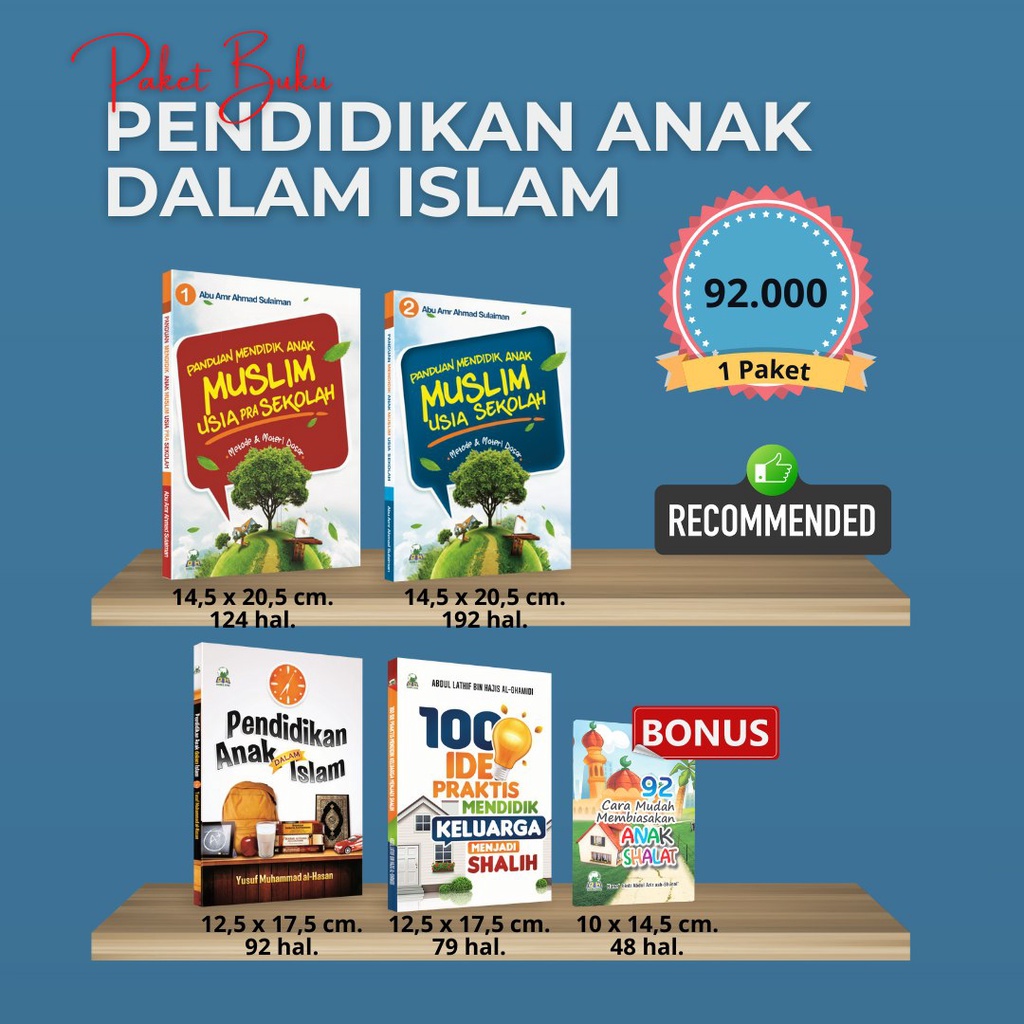 

Paket Buku Pendidikan Anak Dalam Islam penerbit darul haq