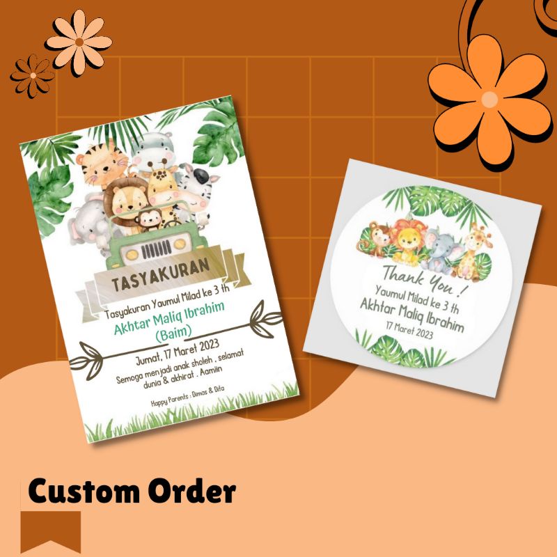 

CUSTOM ORDER | REQUEST ORDER STICKER
