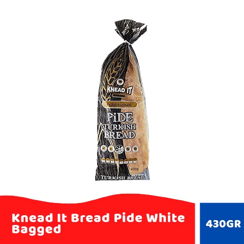 

Knead It Bread Pide White Bagged Tradisional Roti Turki Frozen - 430GR