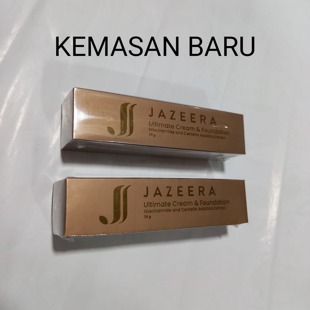 jazeera ultimate cream & foundation kemasan baru