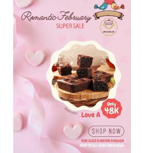 

Cepat laku Romantic February A - FUDGY BROWNIES