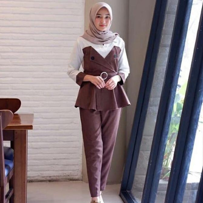 LANGSUNG ORDER ANDARA SET 2IN1 Balotely Baju Setelan Wanita Hijab Murah Dan Kekinian Baju Setelan Ke
