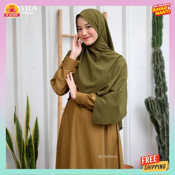 Dress Mewah Gsmis Baju Muslimah Jumbo Premium Cewek Import Casual Pesta Kondangan Dres Syari Games M