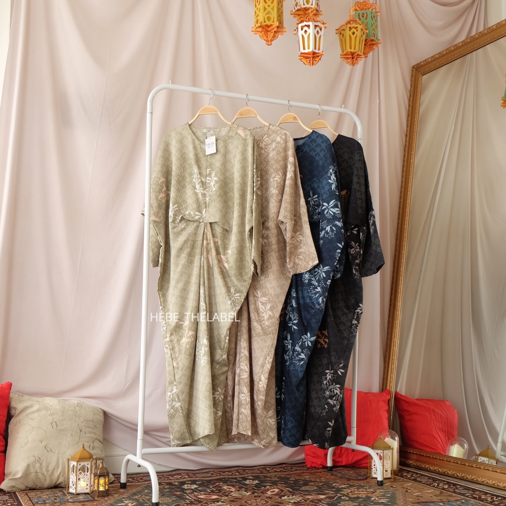 Fizza Kaftan  Dress Pakaian Lebaran Idul Fitri Wanita