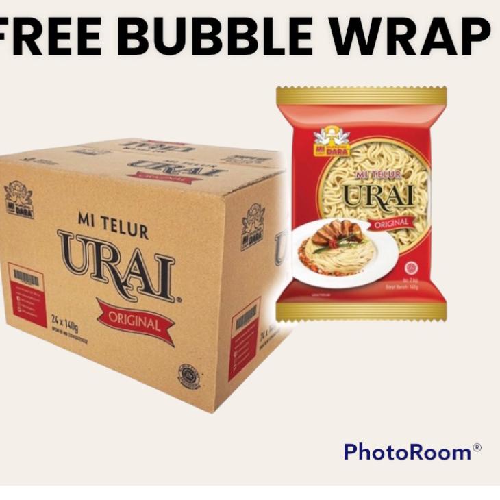 

➭ FREE BUBBLE WRAP ‼️ Mie Telur Urai Original Burung Dara Karton (isi 24) | mie urai dus ☆