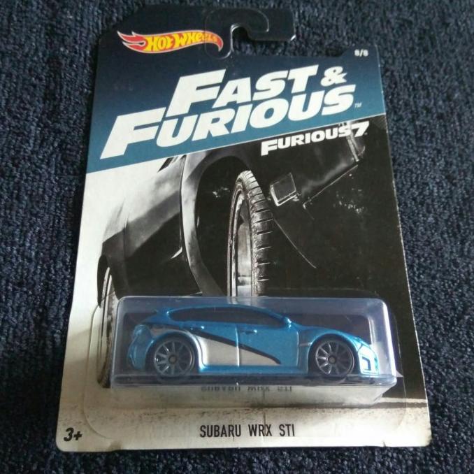 HOT WHEELS SUBARU WRX STI. FAST & FURIOUS 7 SERIES.