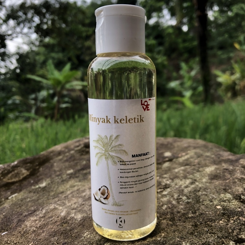 

MINYAK KELAPA (keletik/kelentik) coconut cooking oil KONOL kemasan 100ml