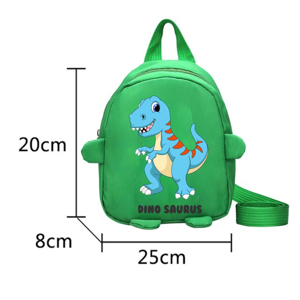 PVJ - Tas Anak Terbaru Ransel Sekolah PAUD TK Motif Dino Saurus