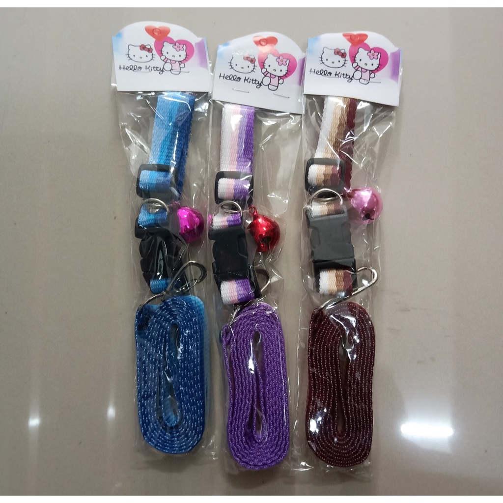 Tali Tuntun Kucing Bukan Harnes Motif Bola Klinting