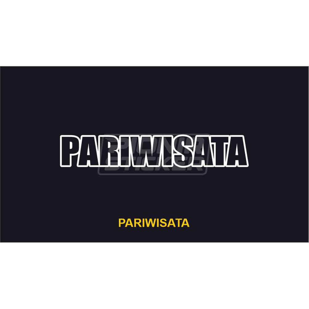 Stiker Bus Parawisata Cutting Sticker Kaca mobil Jetbus3 Jetbus 3 Wonderful Indonesia Wifi