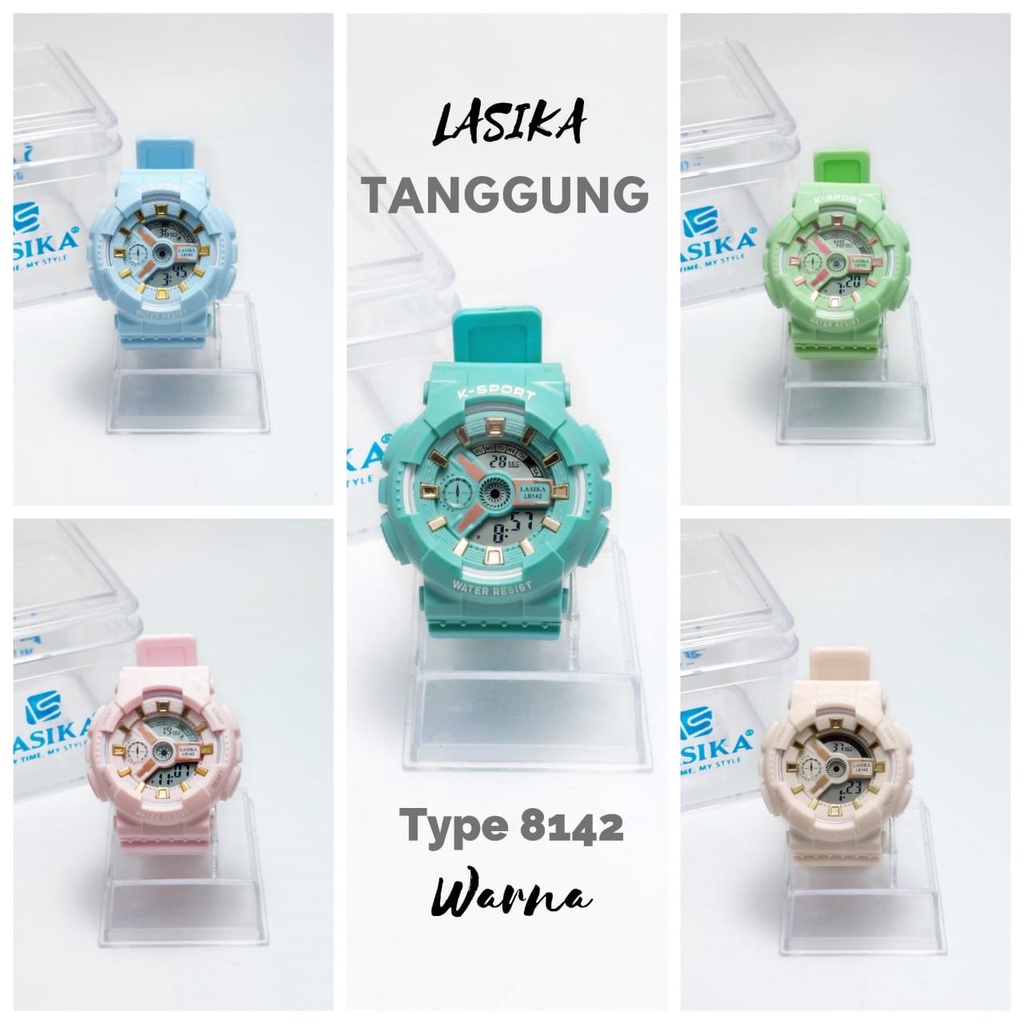 Jam Tangan Digital Unisex Berkualitas Lasika Type 8142 Anti Air Super Murah