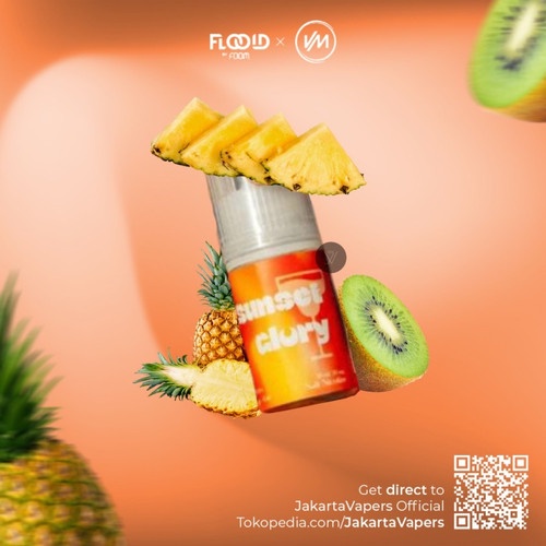 LIQUID FOOM SUNSET GLORY PINEAPPLE KIWI DRINK SERIES 30ML