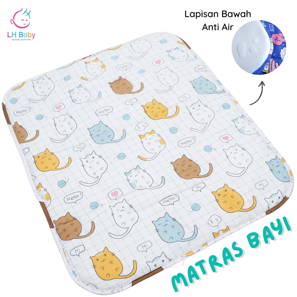 Perlak Bayi Anti Air Matras Baby Alas Tidur Anti Ompol Waterproof | Diskon 50%