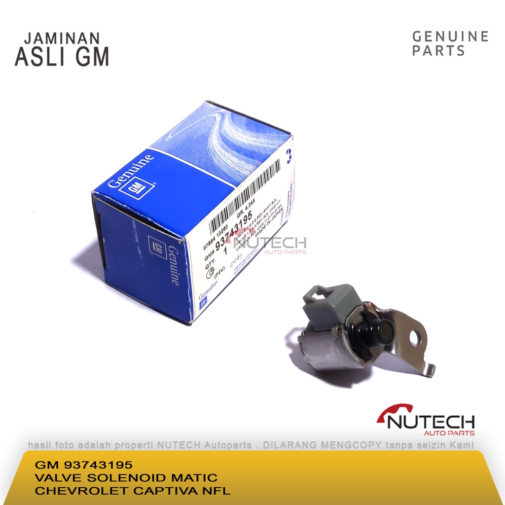 VALVE SOLENOID MATIK MATIC CHEVROLET CAPTIVA NFL ORI GM