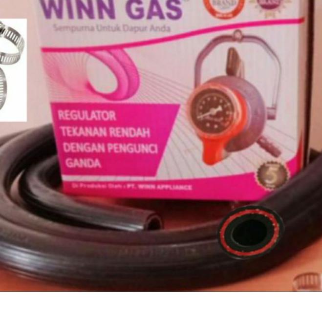 ✥ Winn  Gas ,  W 900 M , Win Gas ,  Selang Gas LPG  3 Lapis Asli Ori ♪