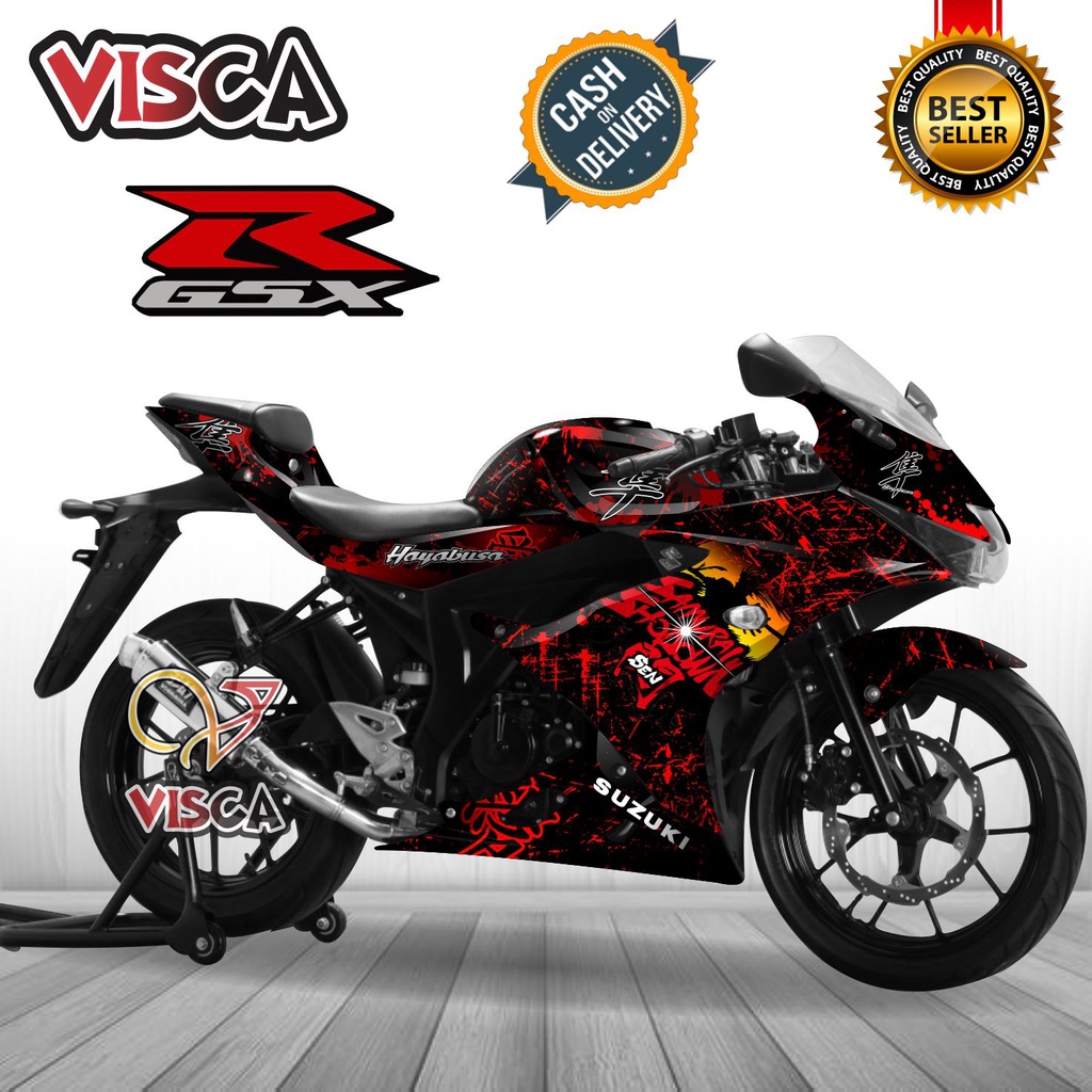 Decal Gsx R150 Full Body Stiker Gsx R150 Full Body Decal Gsx 150 Full Body Striping Gsx R150 Full Bo