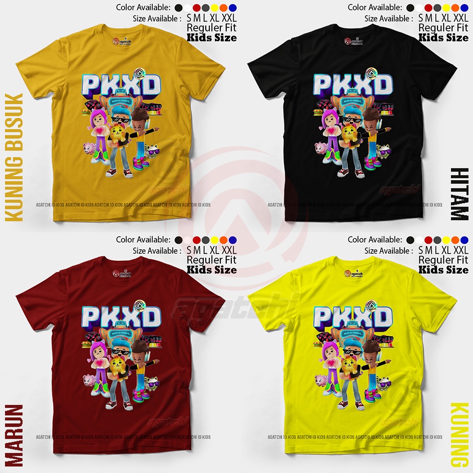 Baju Kaos Anak Laki - Laki Dan Anak Perempuan Agatchi Motif Game PKXD