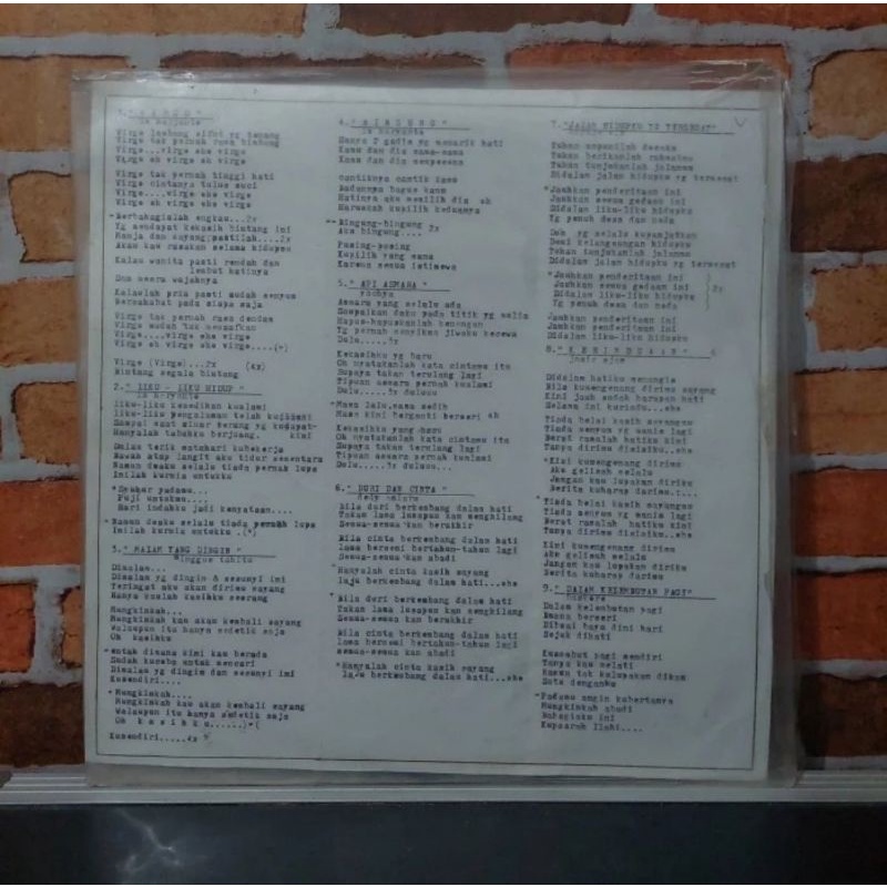 Vinyl Piringan Hitam 12 inch Arie Koesmiran-Virgo