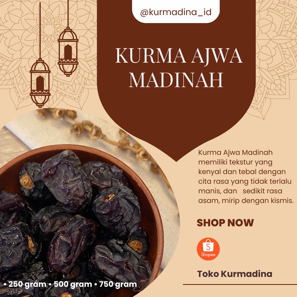 

Kurma Ajwa Madinah 250 gram