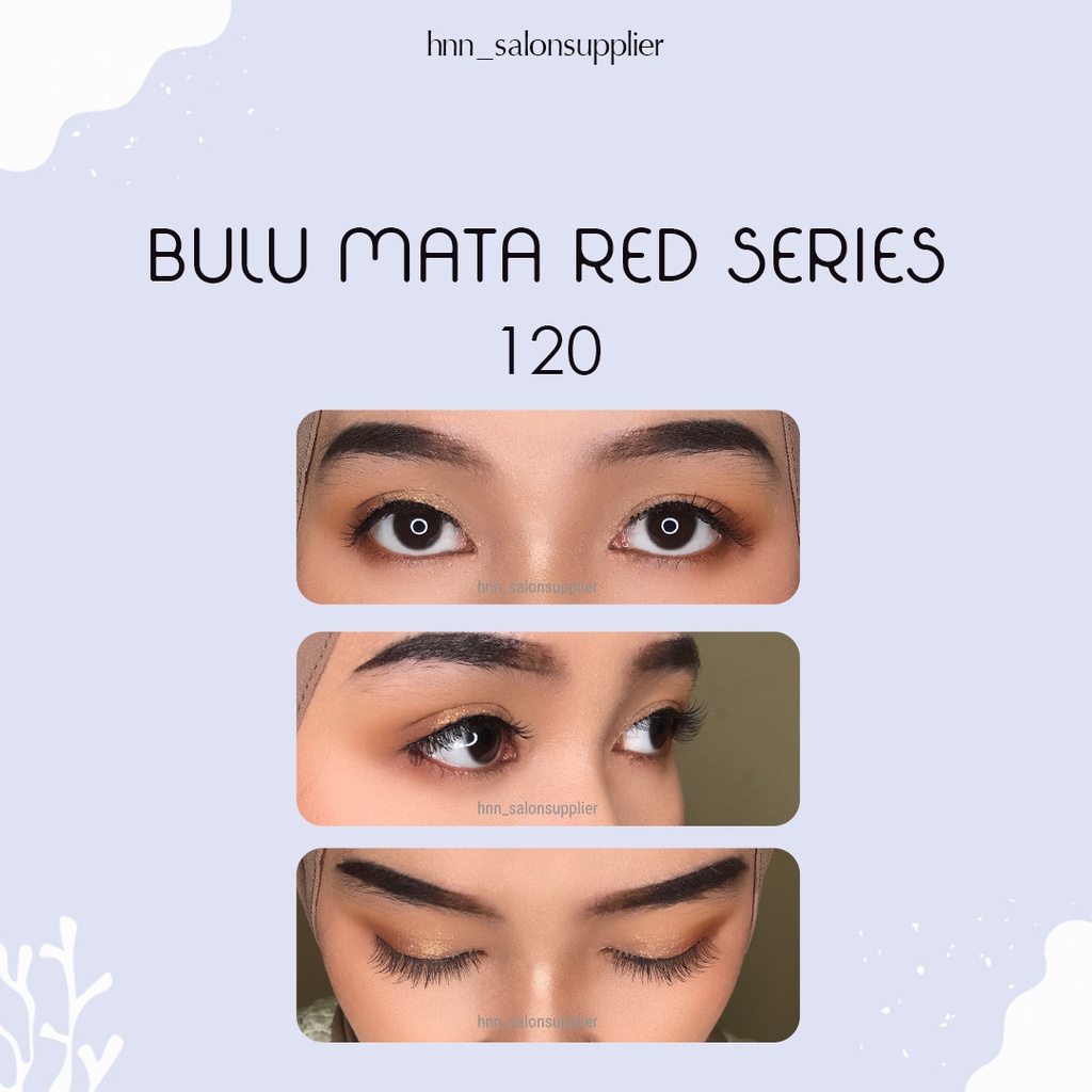 120 Bulu Mata Palsu Handmade Fake Eyelash Eye Lashes Lash Artifivial Belle Eyelashes