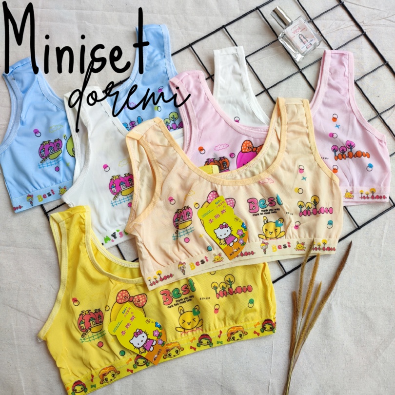 Miniset DOREMI Warna Motif kartun Miniset Anak