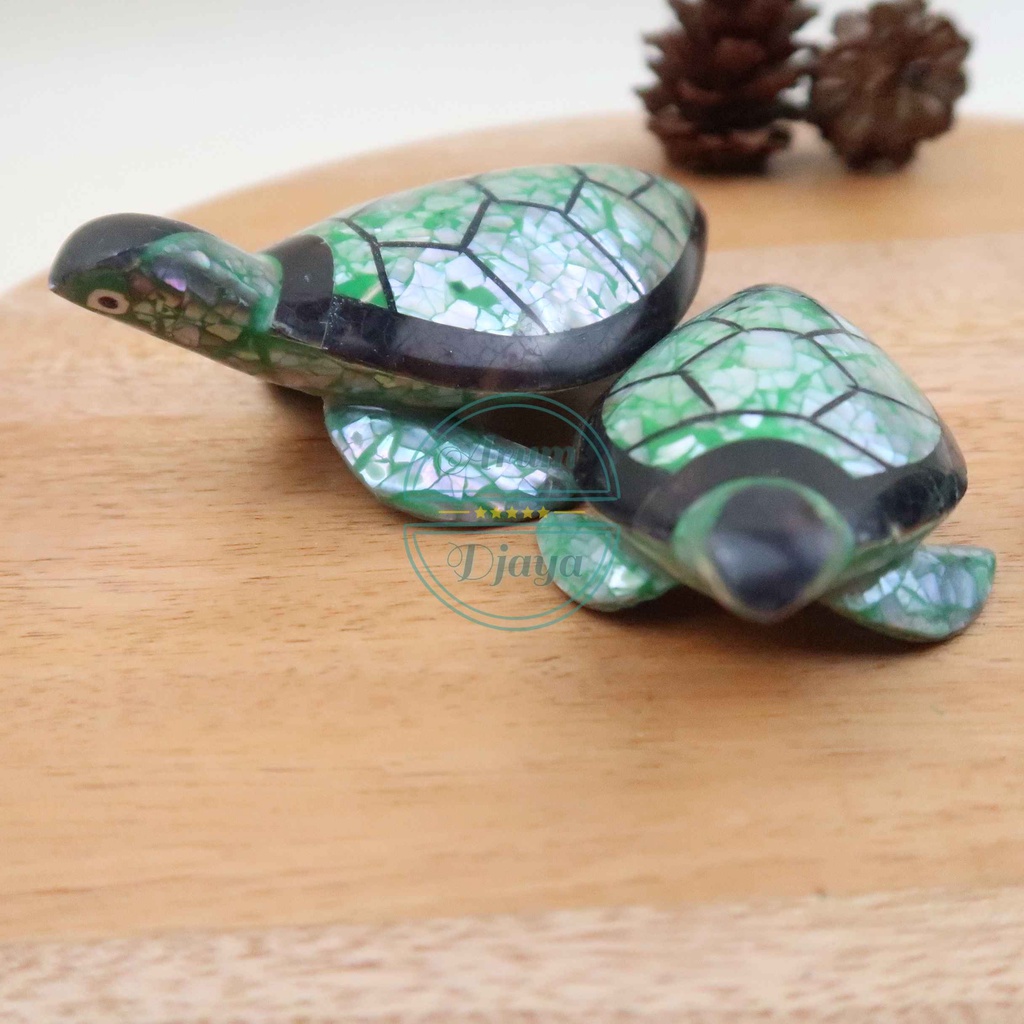 Hiasan Rumah Dekorasi Rumah Kerajinan Kerang Kura Kura Shell Craft Turtle Hiasan Meja