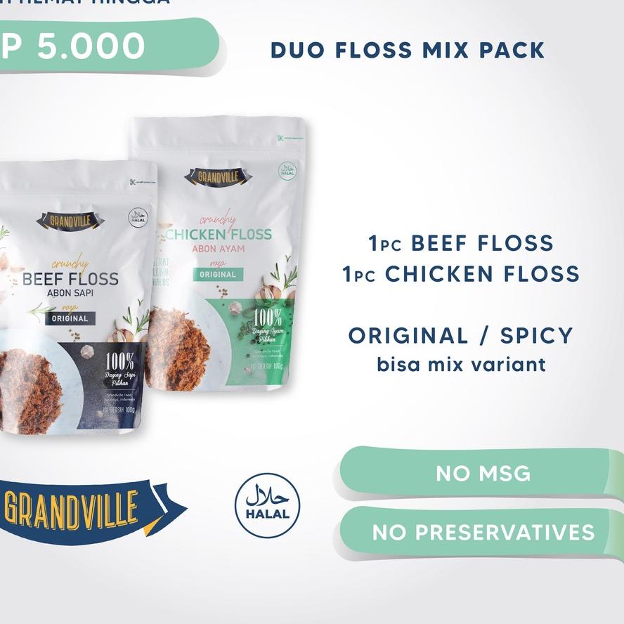 

➱ Grandville Abon SAPI & AYAM Crunchy Duo Mix Pack ♧